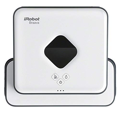 iRobot Braava 390t Wischroboter, intelligente Navigation, 2 in 1: Trocken- und Feuchtreinigung, Ideal für mehrere Räume und große Flächen, verwendet Einwegtücher und waschbare Reinigungstücher, Leise iRobot Braava 390t Wischroboter, intelligente Navigation, 2 in 1: Trocken- und Feuchtreinigung, Ideal für mehrere Räume und große Flächen, verwendet Einwegtücher und waschbare Reinigungstücher, Leise